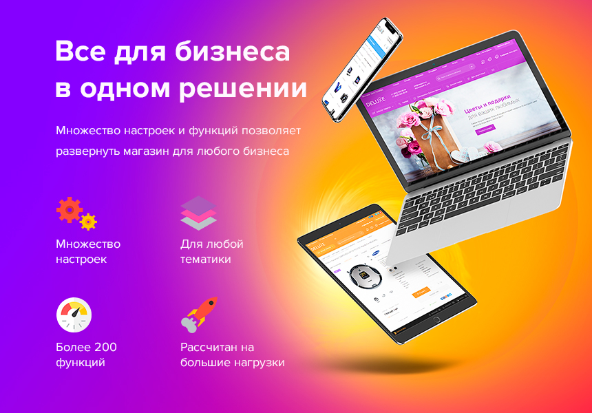 Deluxe - многофункциональный интернет-магазин 2 в 1